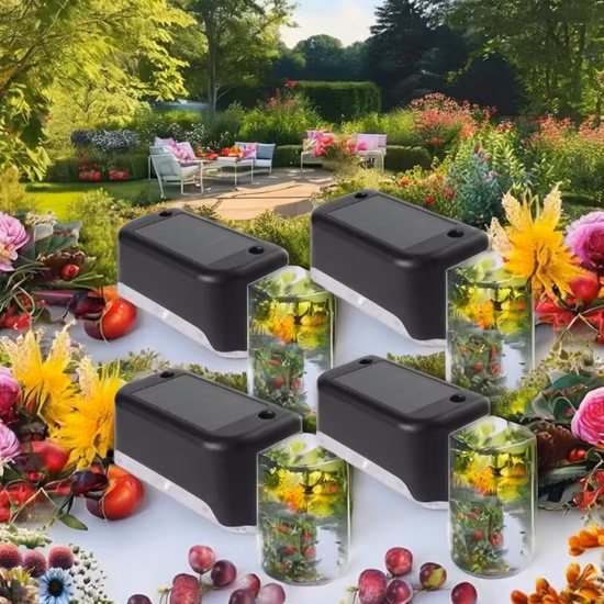 Iluminação de jardim movida a energia solar IP65 à prova d'água Luzes solares de jardim ao ar livre Luzes de LED