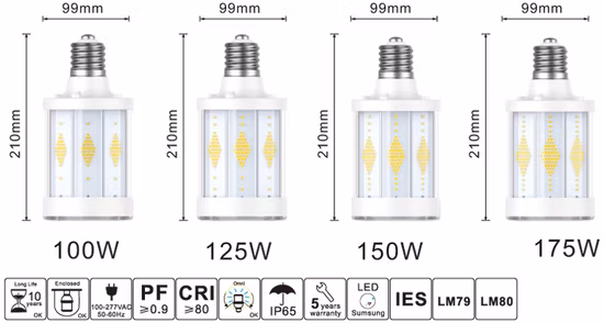 Atacado Smart Energy Saving Best High Power Watt LED Lighting Regulável E27 Lâmpada/luz/lâmpada de milho LED