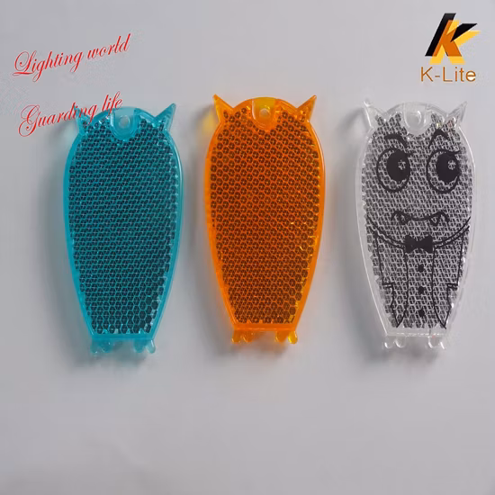 Refletor de luz olho de gato, acessórios personalizados para chaveiro Kw105