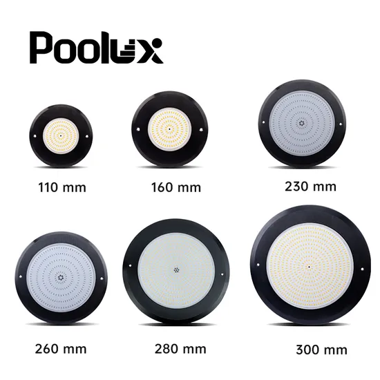 IP68 à prova d'água 18 W/24 W RGB LED luz subaquática, luz de piscina ultrafina montada na parede