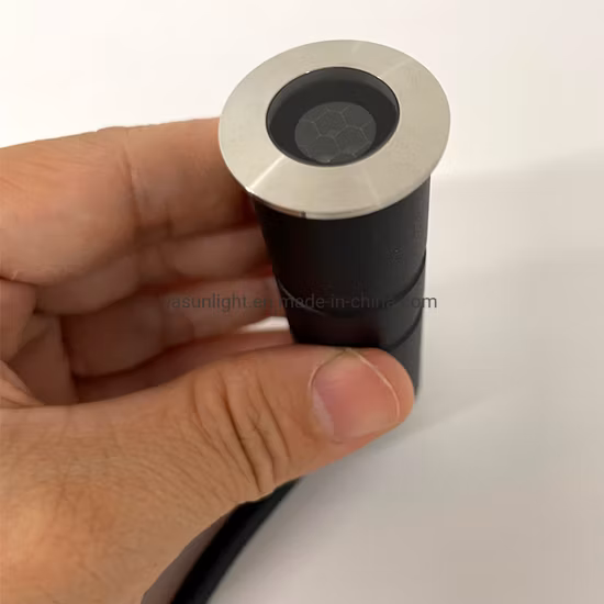 Luz subterrânea LED 1,5 W jardim ao ar livre aço inoxidável 316