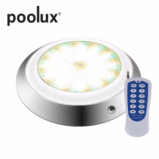 Lâmpada subaquática economizadora de energia montada na parede LED para piscina pesca ao ar livre
