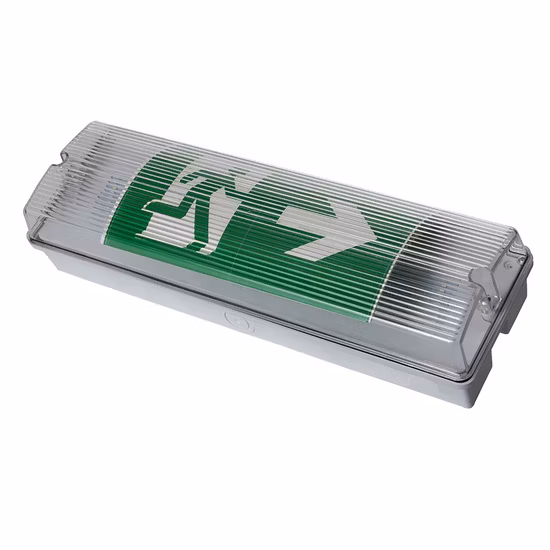 CB CE bateria recarregável à prova d'água luz de saída de emergência