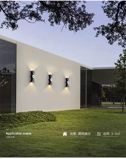 Lâmpada de decoração de iluminação de jardim LED à prova d'água para pátio de jardim de escada