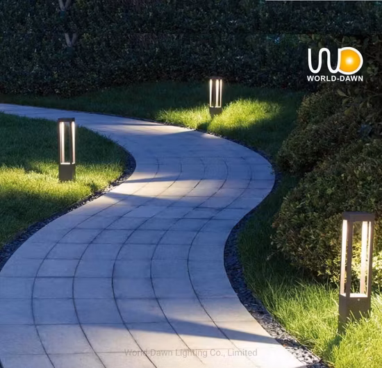 Outdoor Comercial Residencial Baixa Tensão DC24V LED Paisagismo Jardim Entrada de Carros Luzes de Poste de Gramado