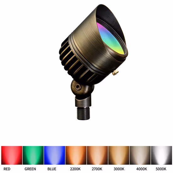 Refletor de paisagem de baixa tensão ao ar livre Pátio Estilo moderno Luminárias de LED espigão Montagem na parede Iluminação de jardim IP65 LED