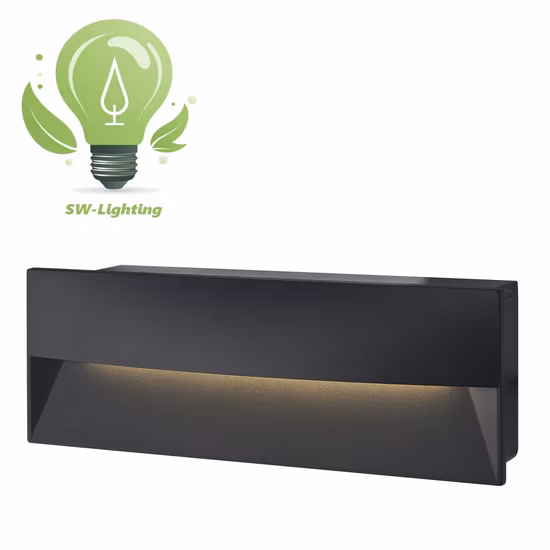 Iluminação externa LED IP65 6W Linear Superfície Rebaixada Luzes de degrau