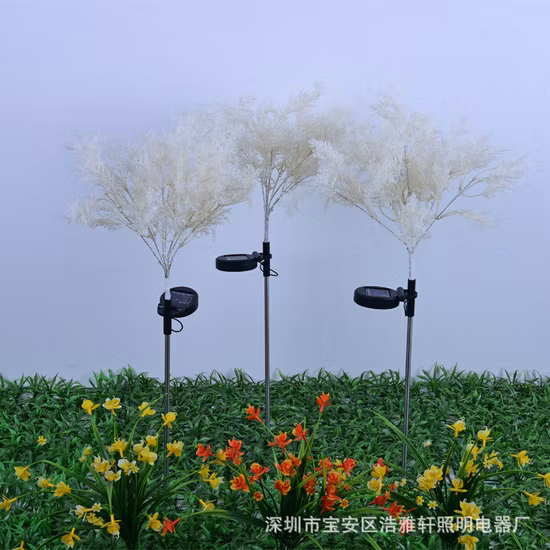 LED Solar Coral Estaca Pátio Pátio Alpendre Luz Jardim Recarregável para Área Externa Bl16595